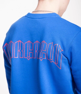 Biuro Ochrony Rapu NEW BORCREW Bluza Niebieski