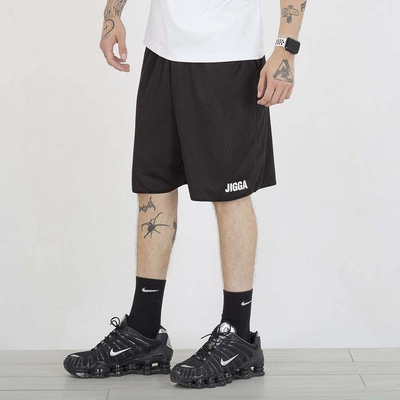 Spodenki Jigga Wear Small Outline Reversible Mesh czarne zielone