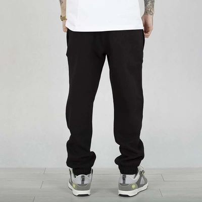 Spodnie Dresowe El Polako Slim Fit Small Haft czarne