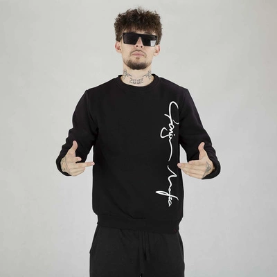 Bluza Ganja Mafia Crewneck Podpis Big czarna