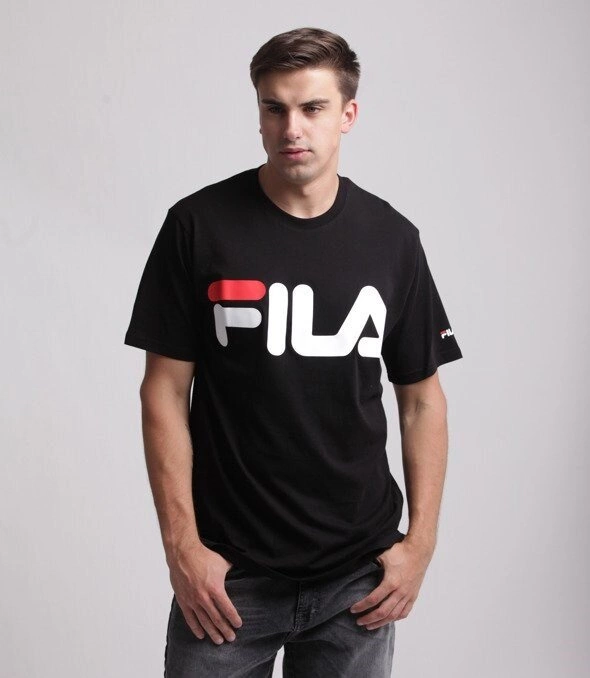 FILA-Classic Logo T-shirt Czarny