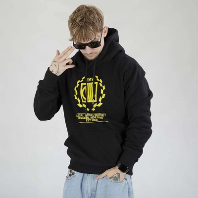 Bluza Diil Hoodie Laur czarna żółta