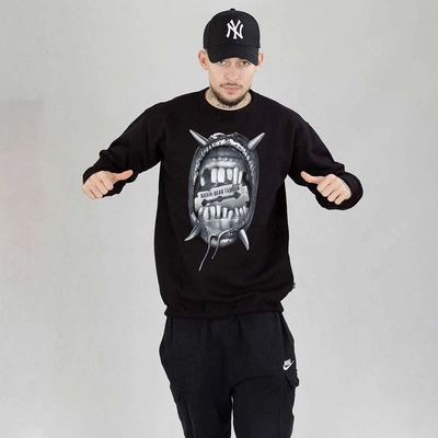 Bluza Brain Dead Familia Crewneck Dentysta czarna