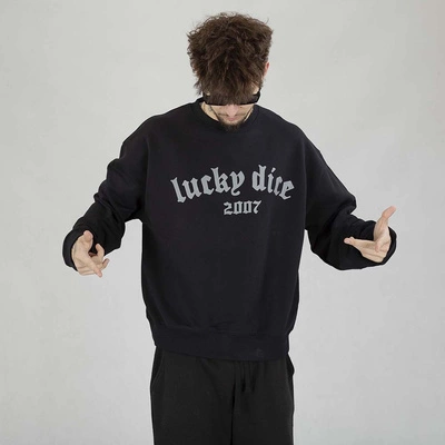 Bluza Crewneck Lucky Dice Bent Logo czarna