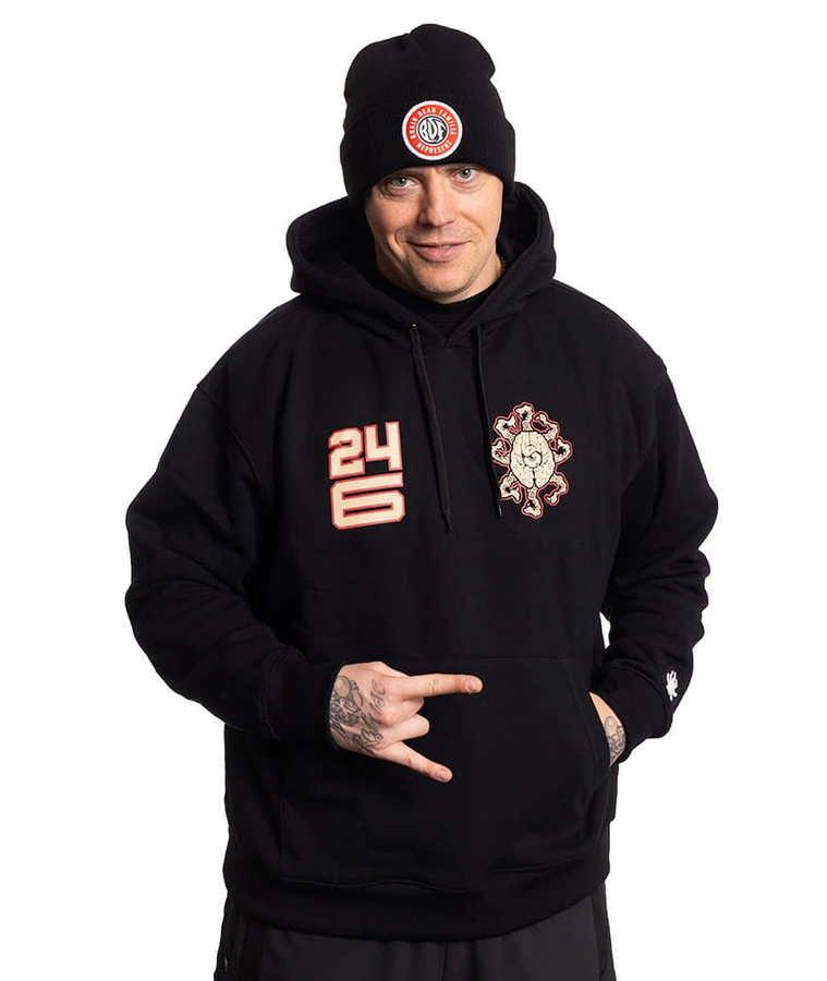 Bluza Brain Dead Familia Hoodie 246 Ośmiornica czarna
