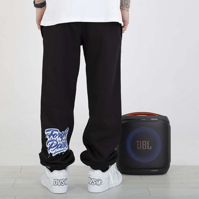 Spodnie Dresowe Motive Baggy Forget czarne niebieskie