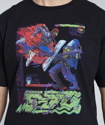 Smoke Story ATTACK T-Shirt Czarny