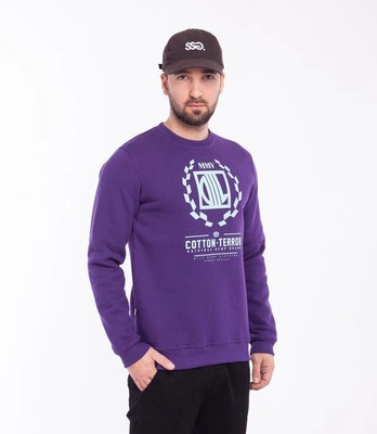 DIIL RACTER Bluza bez Kaptura Fioletowy