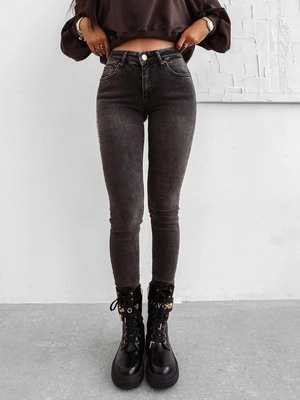 Spodnie Damskie Olavoga Noon szare