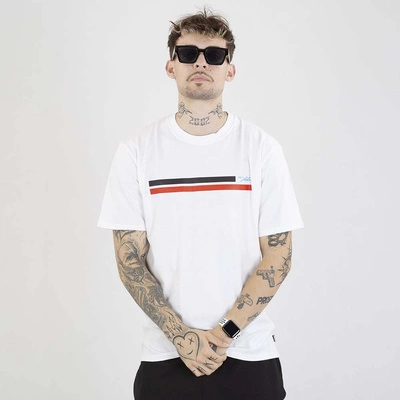 Koszulka Diil Line biała czerwona