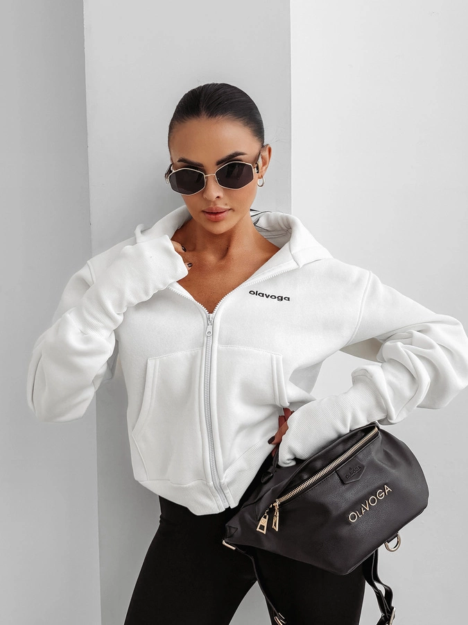 Bluza Olavoga Hoodie ZIP Autumn Tale ecru