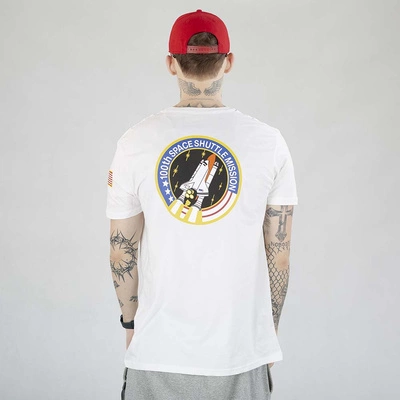 Koszulka Alpha Industries Space Shuttle 176507 biała