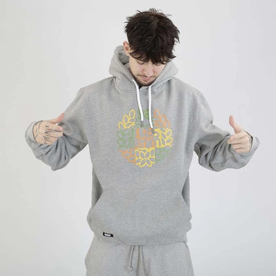 Bluza Mass Hoodie Patchwork szara