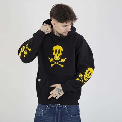 Bluza Stoprocent Hoodie Czacha Żółta czarna