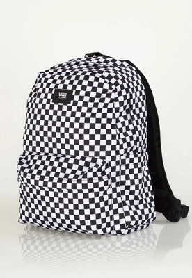 Plecak sportowy Vans Old Skool Check VN000H4XY28 biało czarny