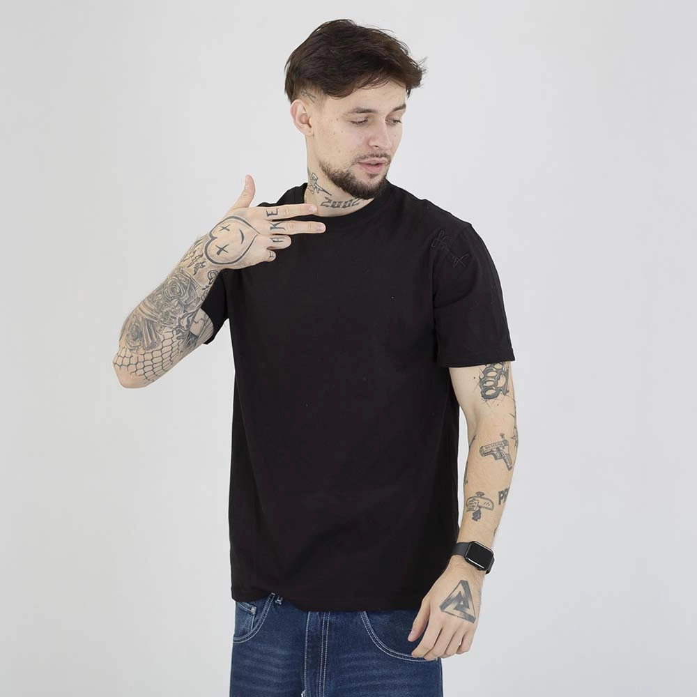 Koszulka Stoprocent Haftbark czarna czarna