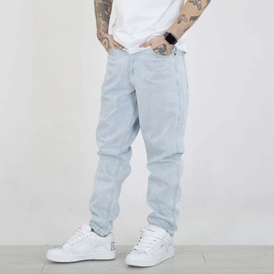 Spodnie Tapered Karl Kani Tapered Five Pocket Denim Small Signature 6000427 bleached blue