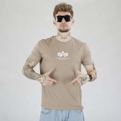 Koszulka Alpha Industries Basic T ML 118533 beżowa