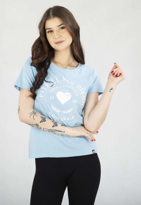 Koszulka Pit Bull Slim Fit Pitbull R jasna niebieska