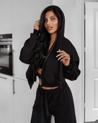 Bluza Olavoga Hoodie ZIP Overcast czarna