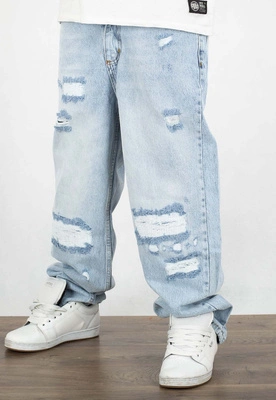 Spodnie Baggy I8 Denim BAG68 jasne niebieskie
