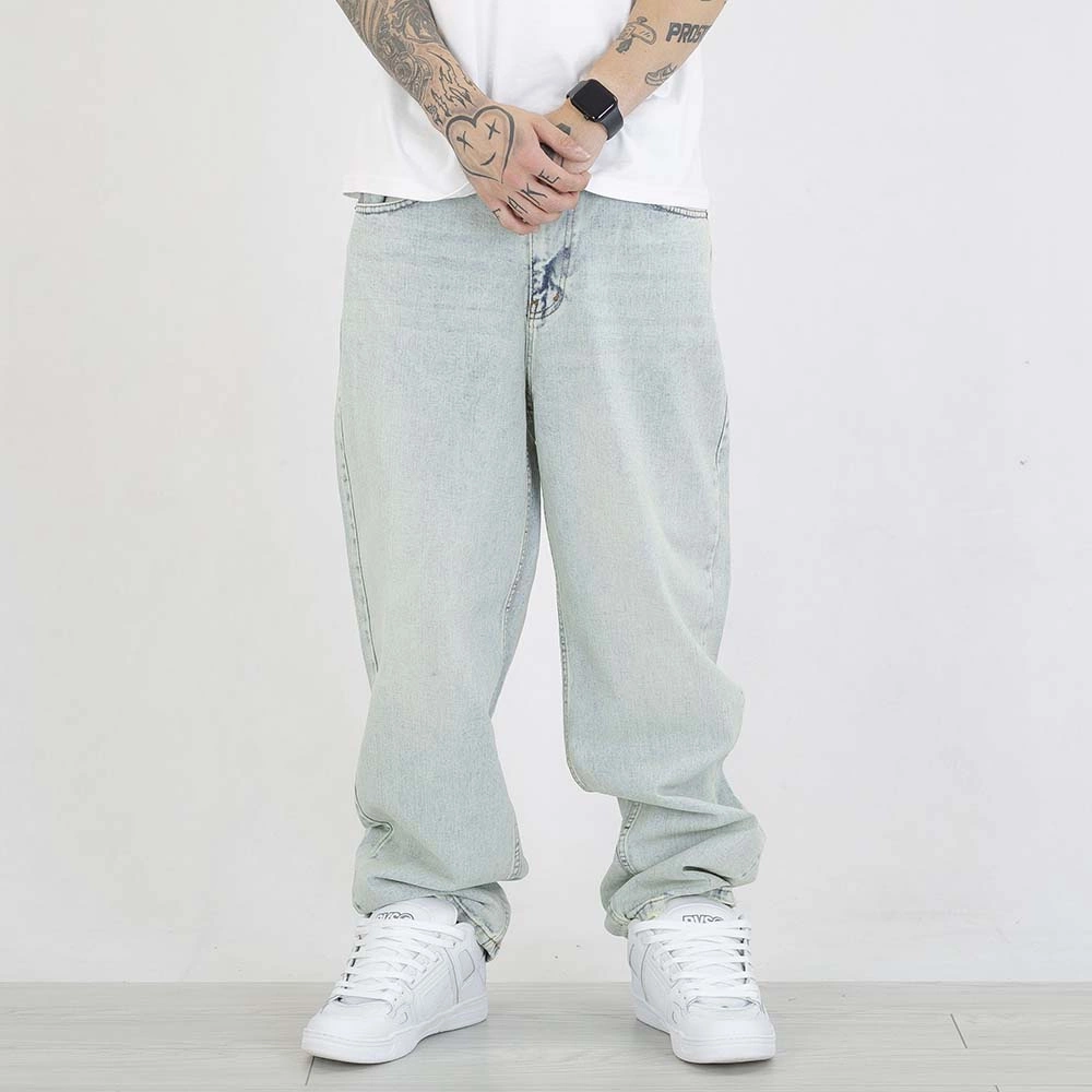 Spodnie Baggy I8 Denim BAG81 jasne niebieskie