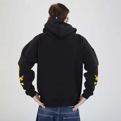Bluza Stoprocent Hoodie Czacha Żółta czarna