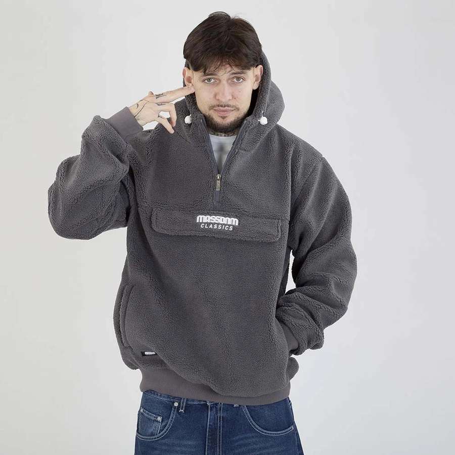 Kurtka Zimowa Mass Hoodie Frontside 2.0 szara