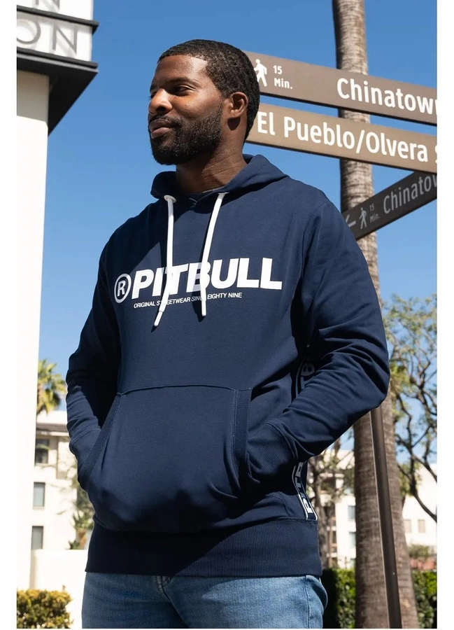 Bluza Pit Bull Hoodie French Terry Olympic granatowa