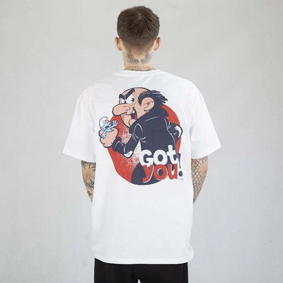 Koszulka Smarfy Baggy Gargamel Got You biała