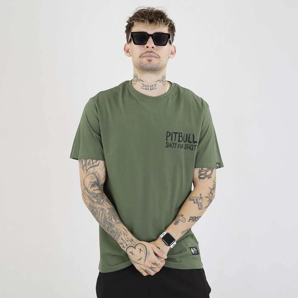 Koszulka Pit Bull Shot For Shot zielona