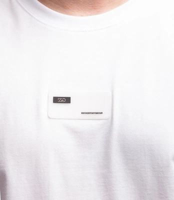 Smoke Story SIMPLE LOGO Longsleeve Biały