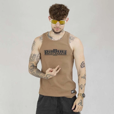 Tank Top Pit Bull Rib Classic Boxing brązowy