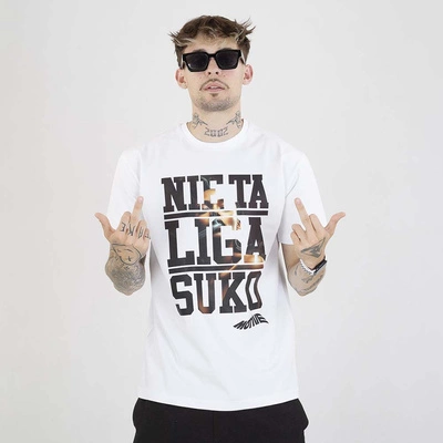 Koszulka Motive Nie Ta Liga Smoke biała