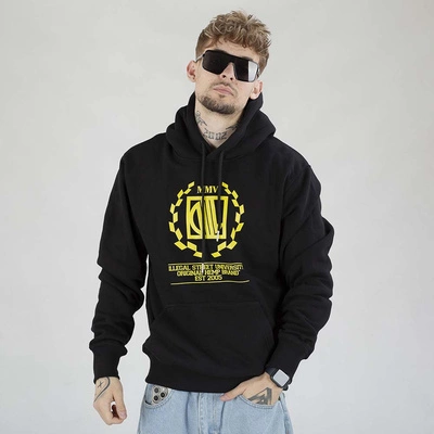 Bluza Diil Hoodie Laur czarna żółta