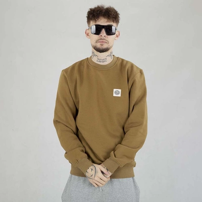 Bluza Mass Crewneck Patch brązowa