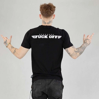 Koszulka Red Eyes Fuck Off czarno biała