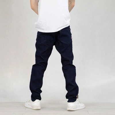 Spodnie Prosto Pocklog navy jeans