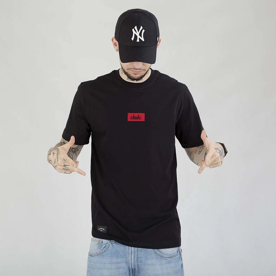 Koszulka Elade Box Logo 3D czarna