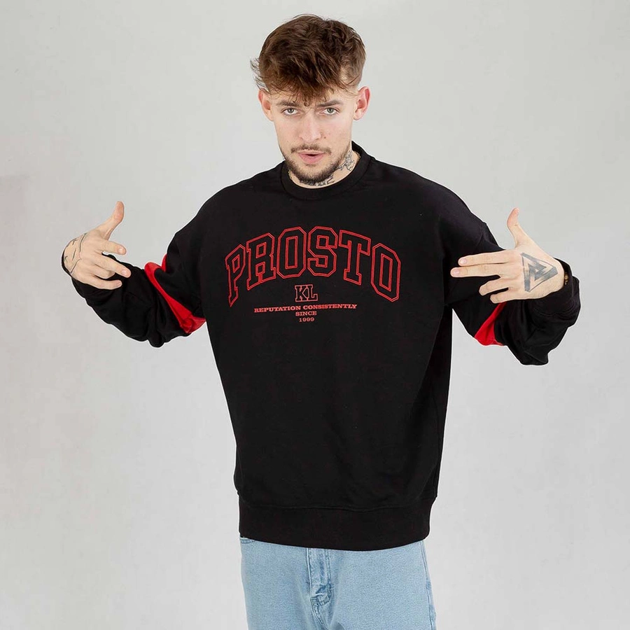 Bluza Prosto Crewneck Unigo czarna