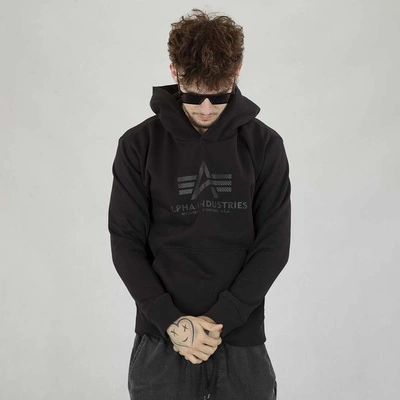 Bluza Alpha Industries Hoodie Basic Carbon 146343 czarna