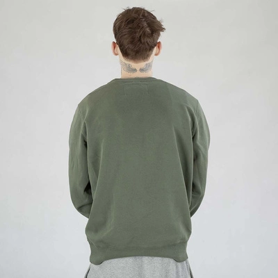 Bluza Pit Bull Crewneck Washed Lancaster II zgaszona zieleń