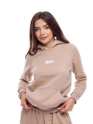 Bluza Nice View Brand Hoodie Small beżowa