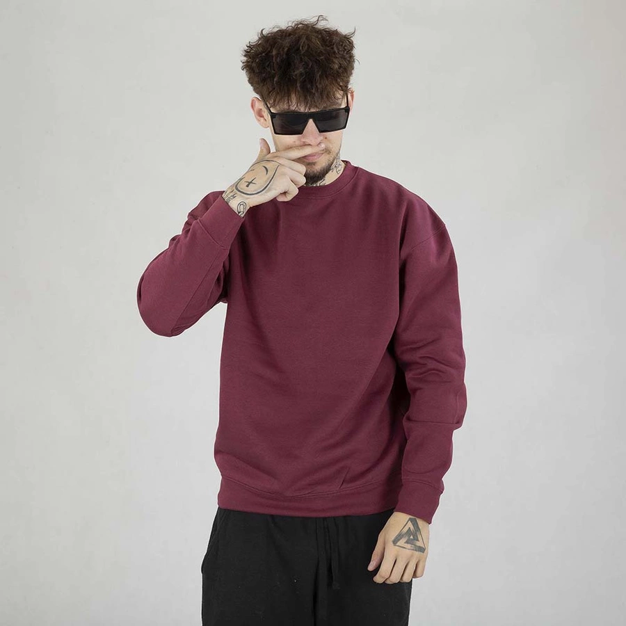 Bluza Crewneck Niemaloga bordowa