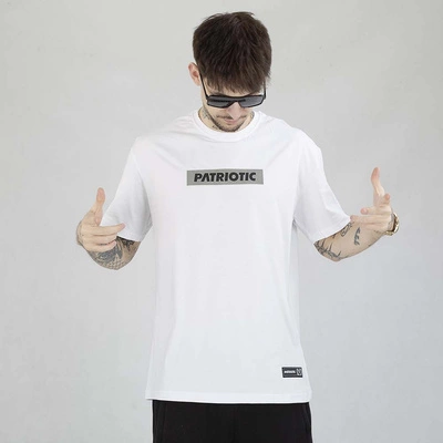 Koszulka Patriotic Futura Box biała