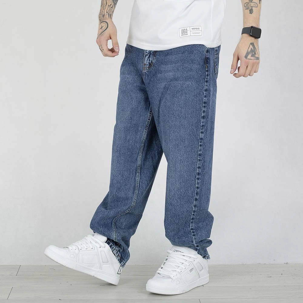 Spodnie Baggy I8 Denim BAG64 niebieskie