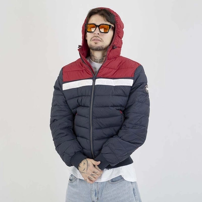 Kurtka Pit Bull Rubio granatowa czewona