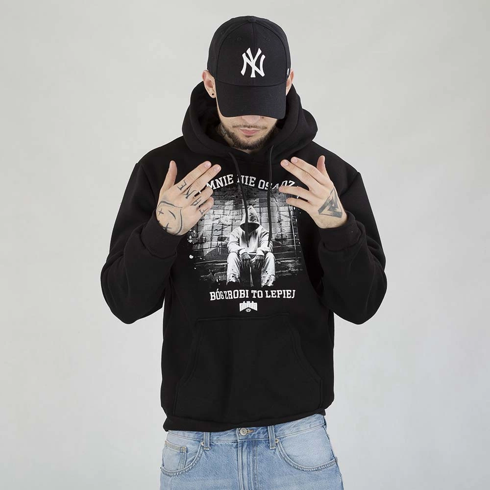 Bluza Chada Hoodie Ty Mnie Nie Osądzaj czarna