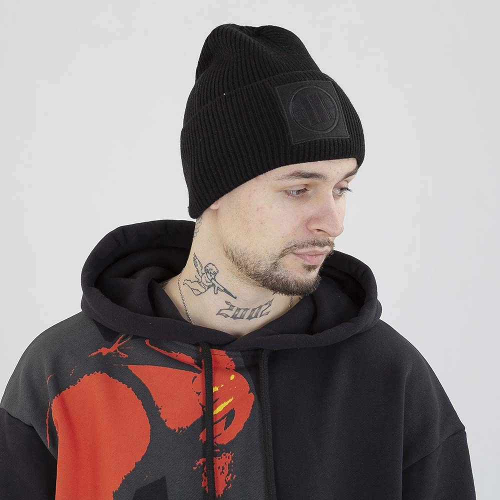 Czapka Pit Bull Logo Single Layer Cuff czarna