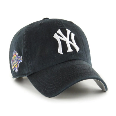 Czapka 47 Brand MLB New York Yankees Double Under 47 CLEAN UP BCWS-DBLUN17GWS-BK96